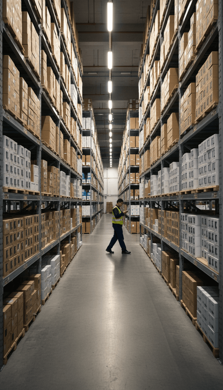 Organized warehouse logistics operations